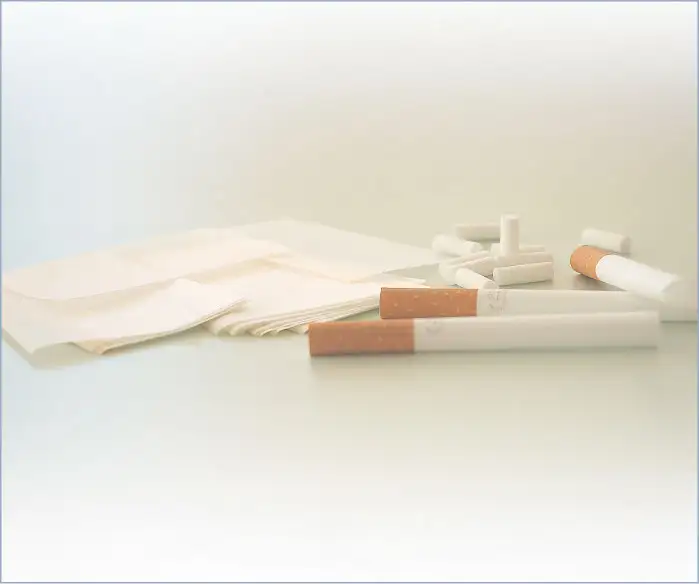Rolling paper and cigarettes